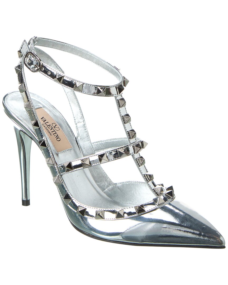 Valentino Valentino Rockstud Caged 100 Leather Pump