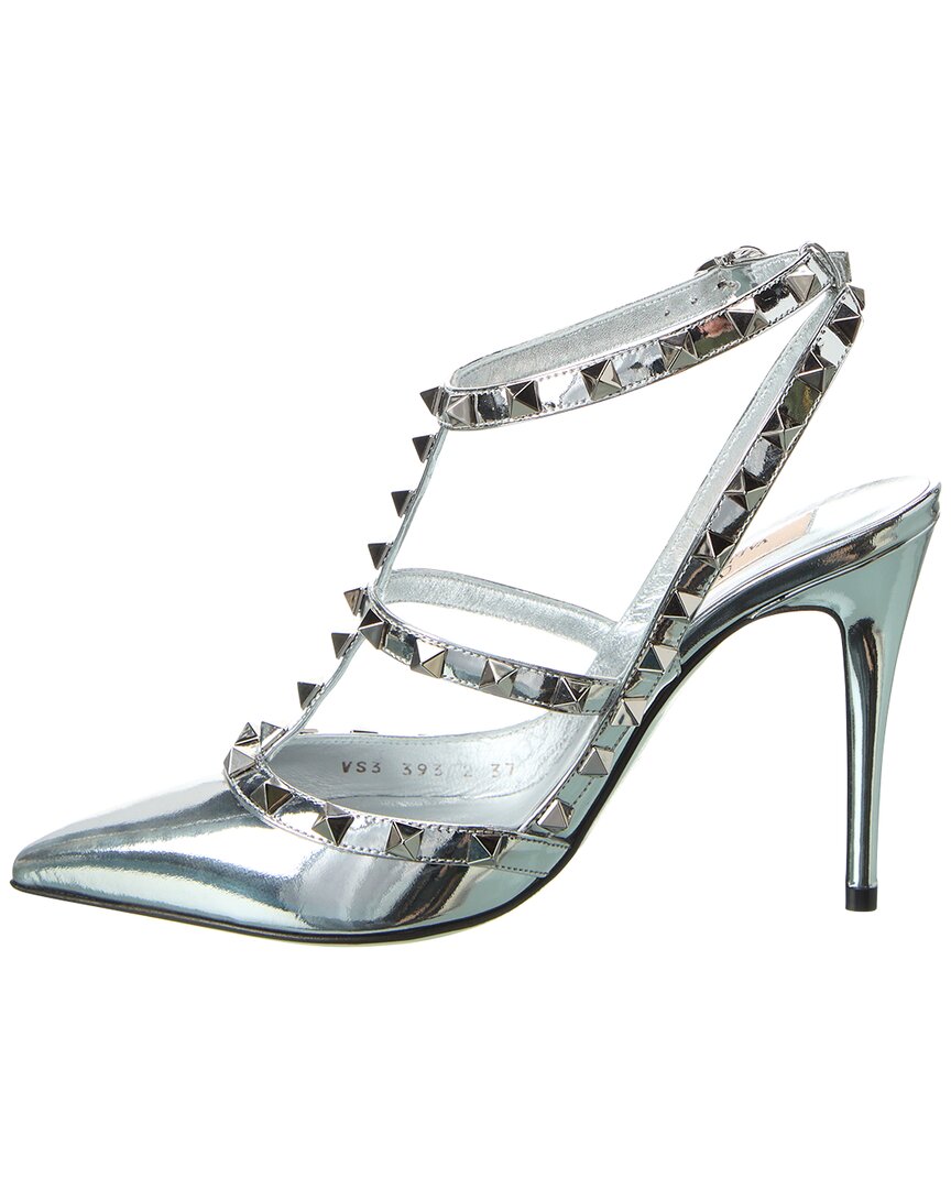 Valentino Valentino Rockstud Caged 100 Leather Pump