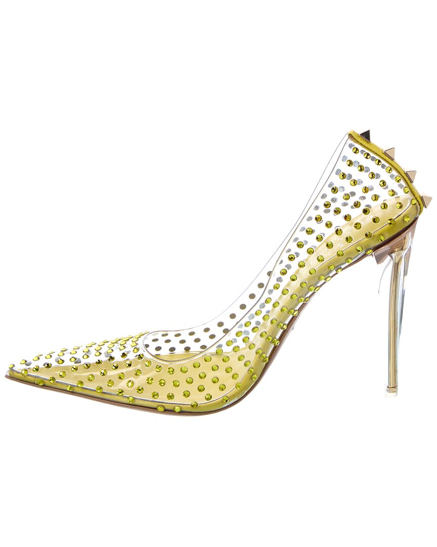 Valentino Rockstud 110 Vinyl & Leather Pump