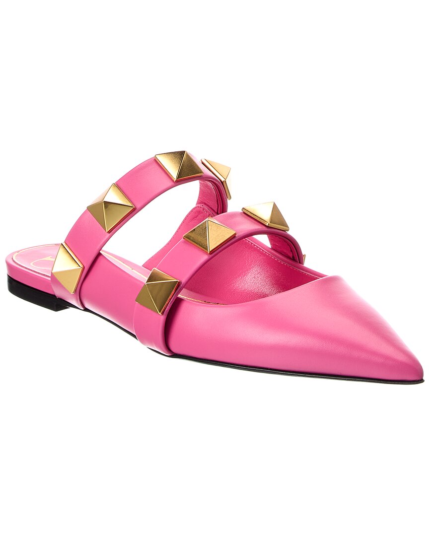 Valentino Roman Stud Leather Mule