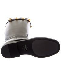 Valentino Valentino Roman Stud 15 Leather Knee-High Boot
