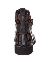 Valentino Valentino Toile Iconographe Canvas & Leather Boot