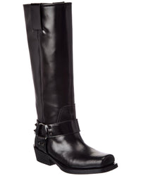 Valentino Valentino Rockstud Leather Knee-High Boot