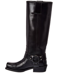 Valentino Valentino Rockstud Leather Knee-High Boot