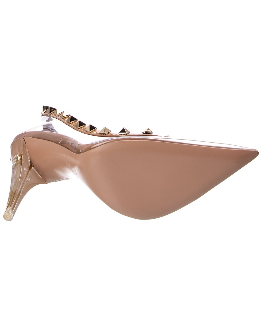 Valentino Rockstud 110 Vinyl & Leather Pump