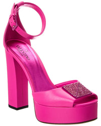 Valentino Roman Stud 120 Leather Platform Sandal