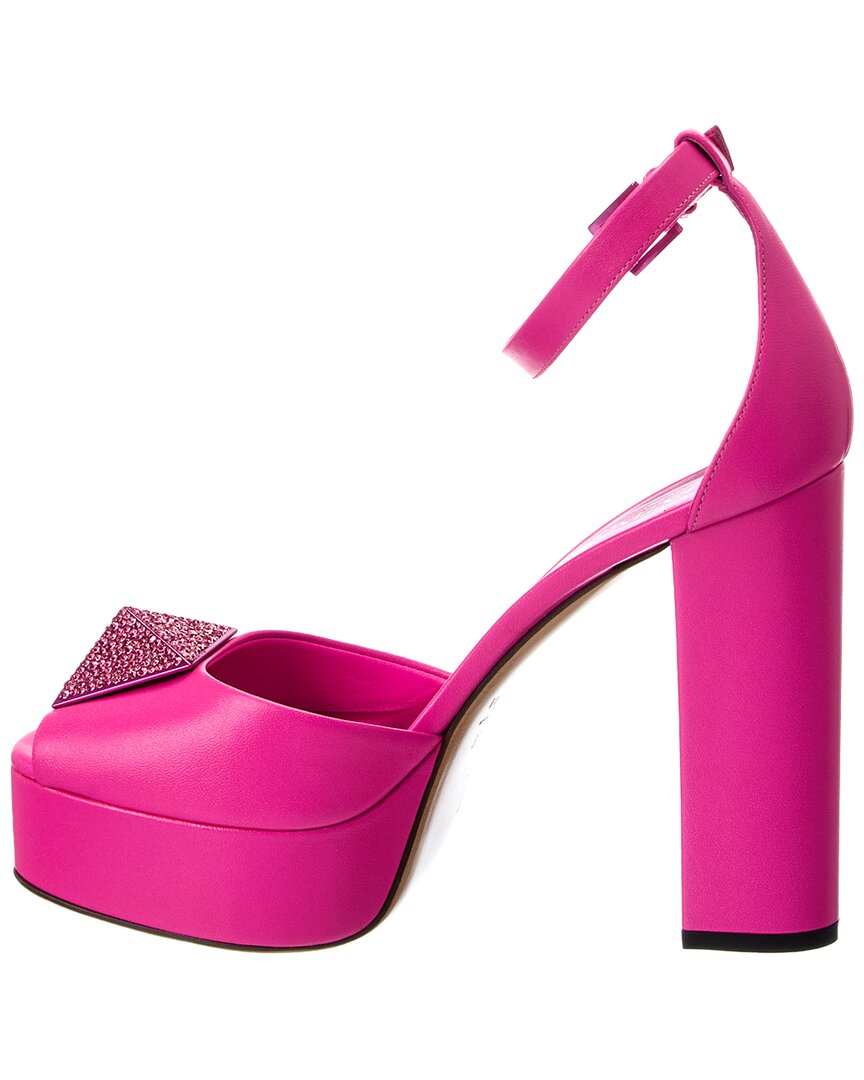 Valentino Roman Stud 120 Leather Platform Sandal