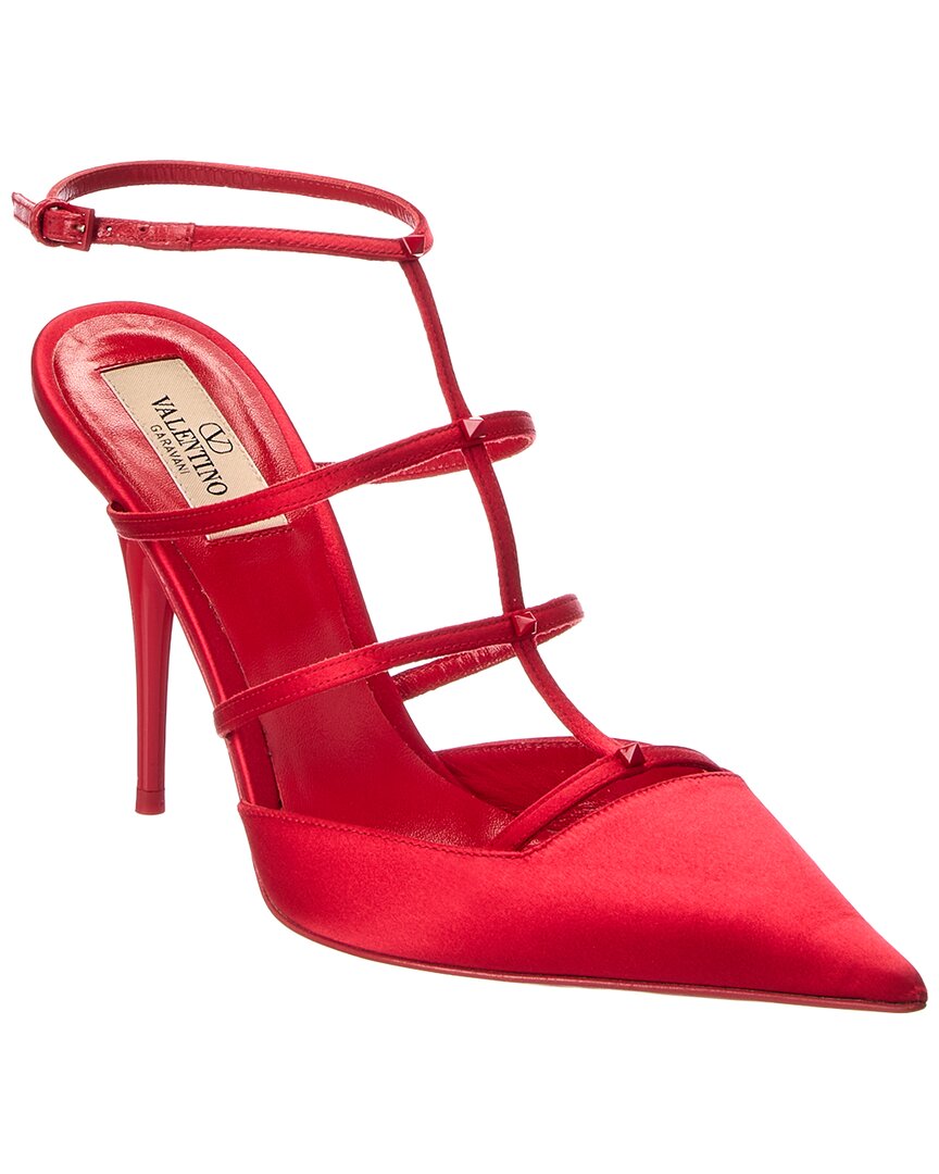 Valentino Valentino Rockstud 100 Satin Pump