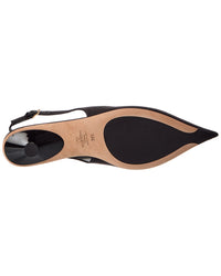 Valentino Valentino Vlogo Signature 20 Satin Slingback Pump