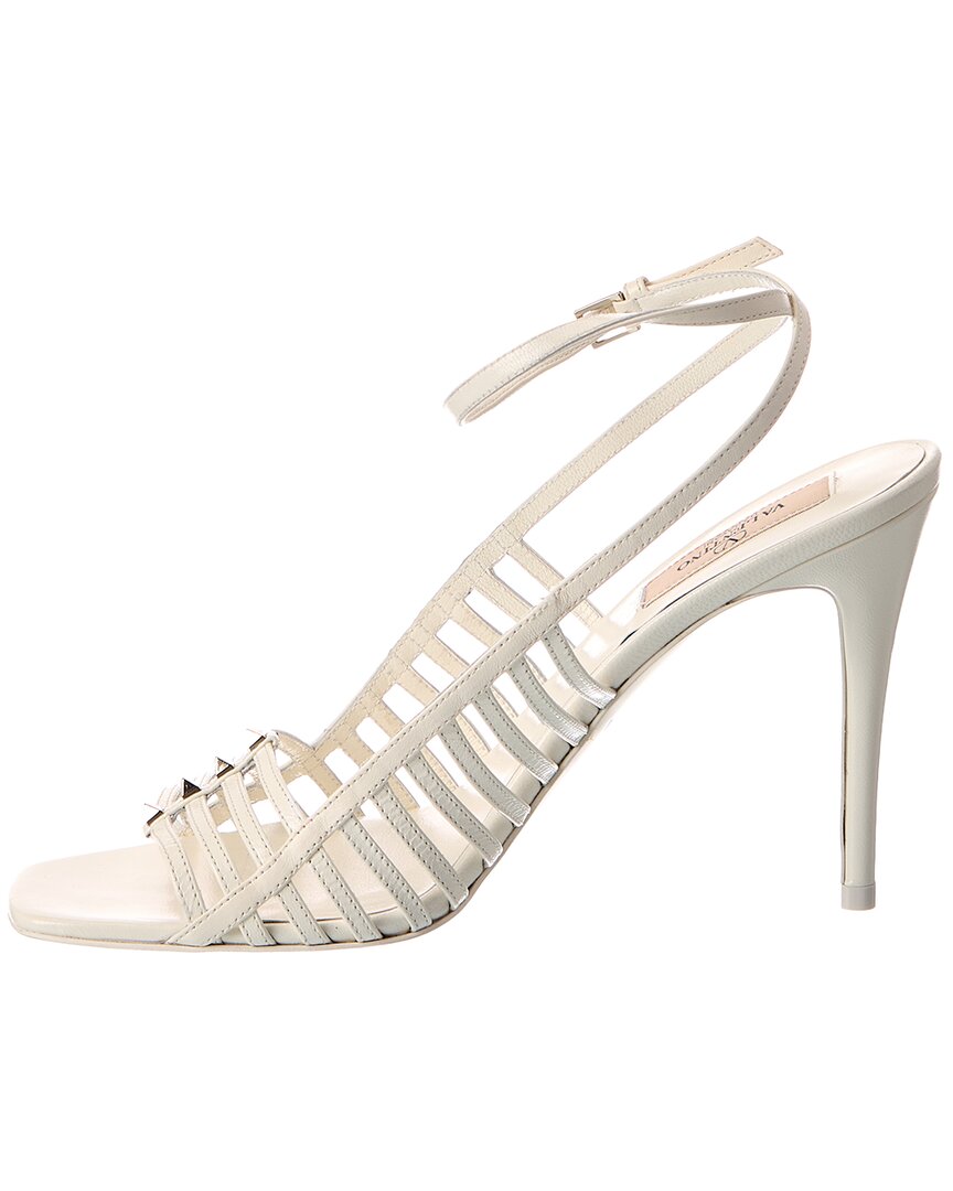 Valentino Valentino Rockstud 100 Leather Sandal