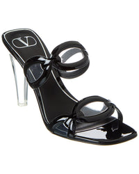 Valentino Valentino 100 Patent & Vinyl Sandal