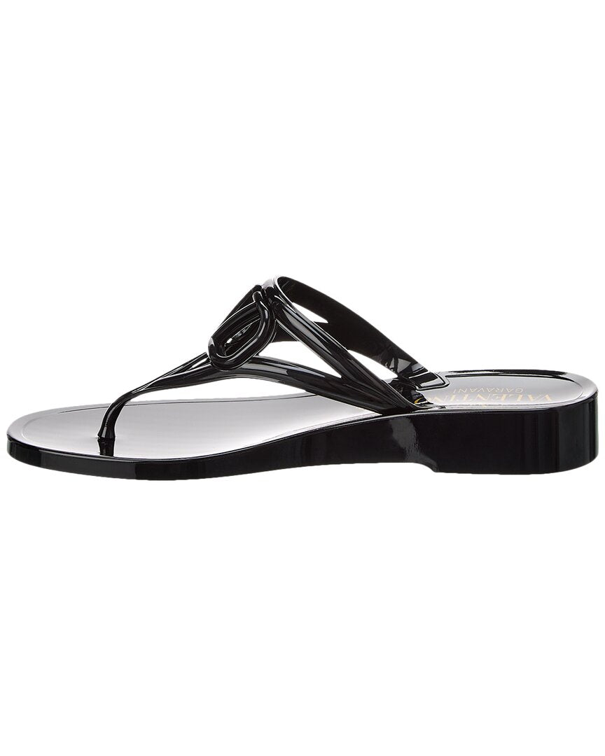 Valentino Valentino Vlogo Rubber Sandal