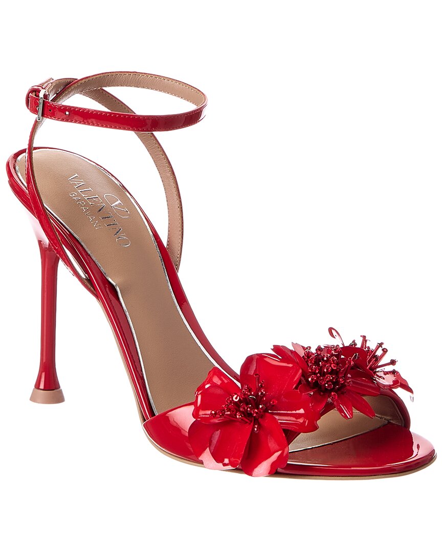 Valentino Vlogo Signature 100 Patent Sandal