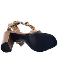 Valentino Valentino Roman Stud 90 Leather Sandal