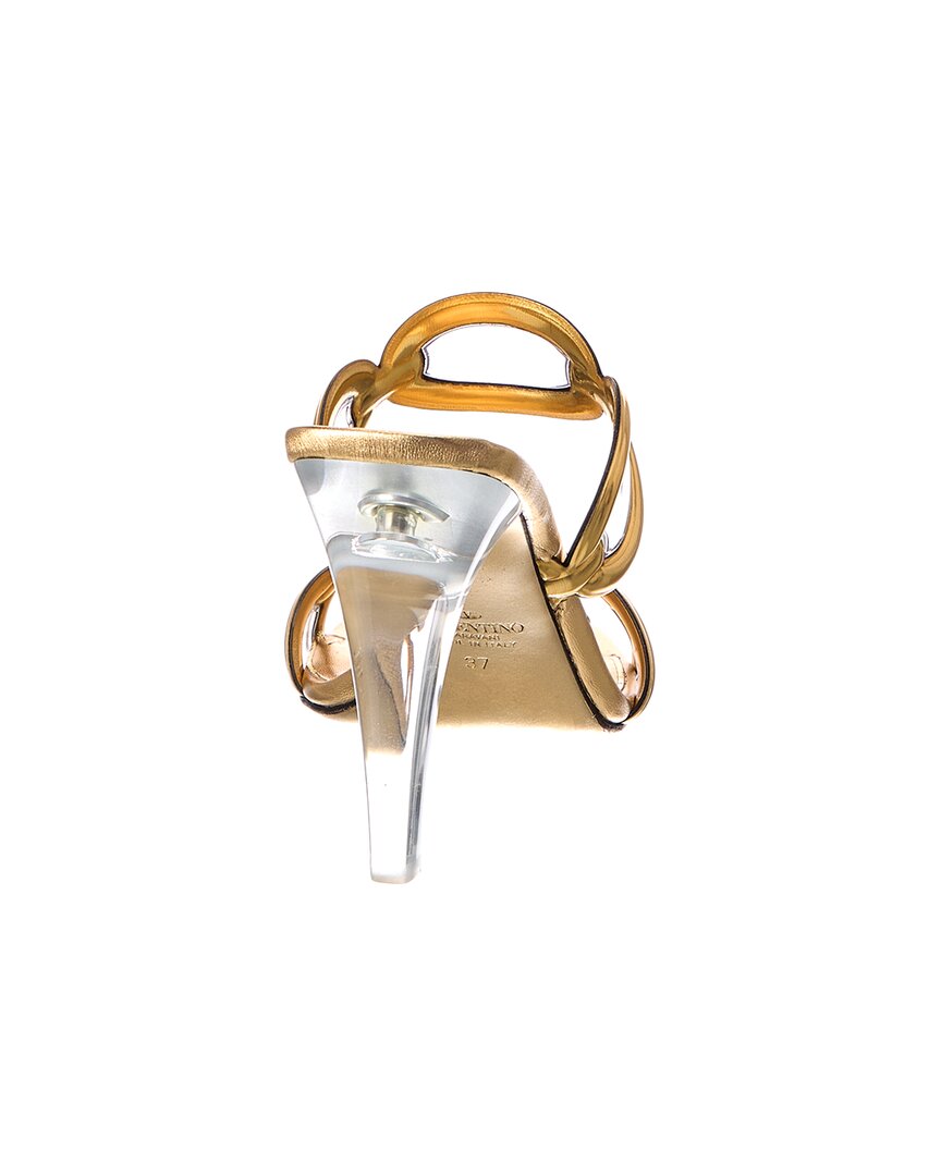 Valentino Valentino 100 Leather & Vinyl Sandal