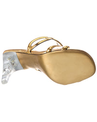 Valentino Valentino 100 Leather & Vinyl Sandal