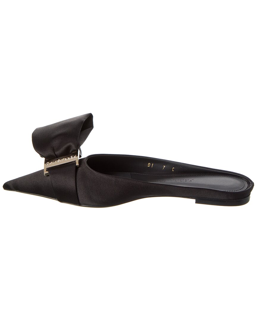Ferragamo Emii T Satin Flat