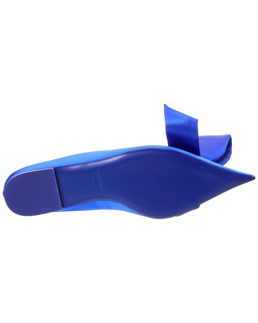 Ferragamo Emii T Satin Flat