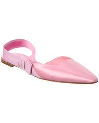 Ferragamo Ferragamo Vania Satin Slingback Flat