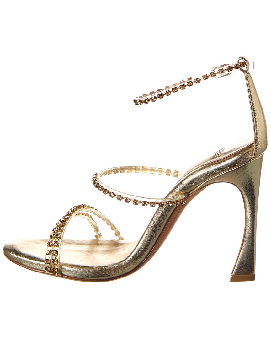 Alexandre Birman Dolores 100 Leather & Vinyl Sandal