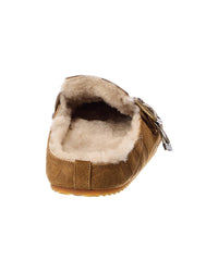 Burberry Burberry Check Urchin Suede Mule