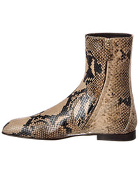 KHAITE Khaite Colt Python-Embossed Leather Bootie