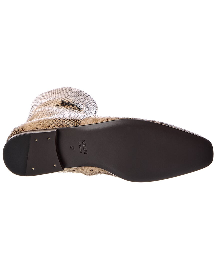 KHAITE Khaite Colt Python-Embossed Leather Bootie