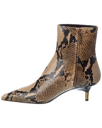 KHAITE Khaite Bella Python-Embossed Leather Bootie