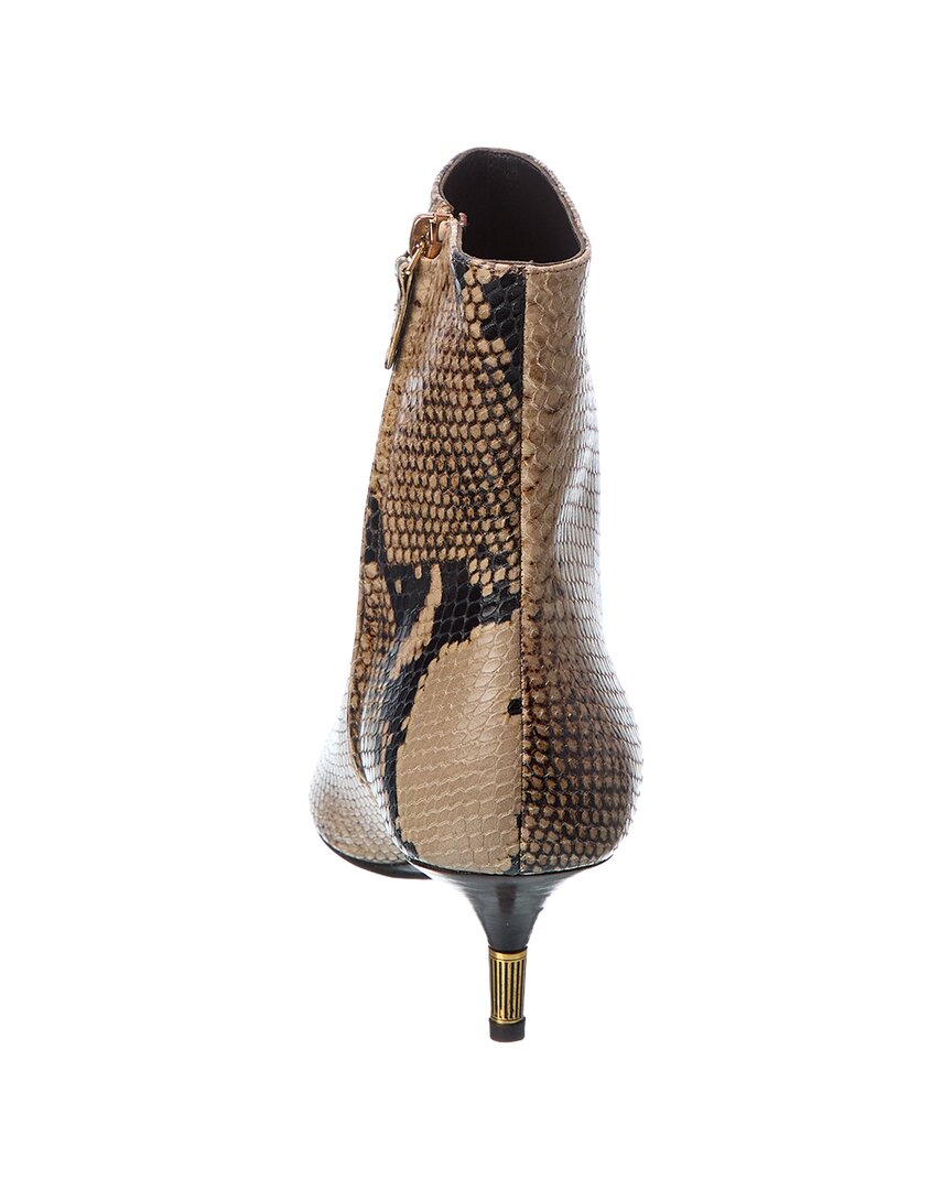 KHAITE Khaite Bella Python-Embossed Leather Bootie