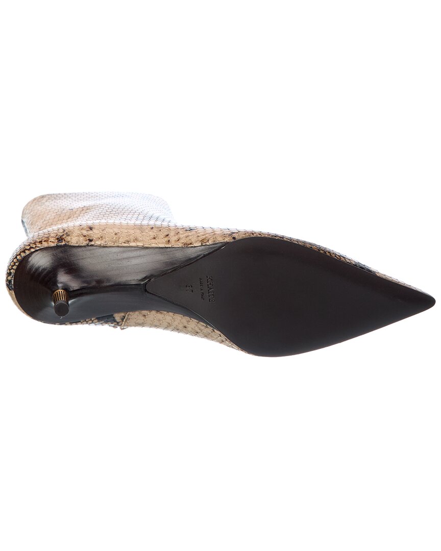 KHAITE Khaite Bella Python-Embossed Leather Bootie