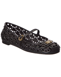 Valentino Valentino Ondette Rubber Ballerina Flat