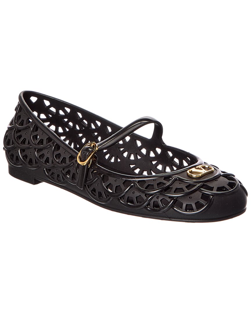 Valentino Valentino Ondette Rubber Ballerina Flat