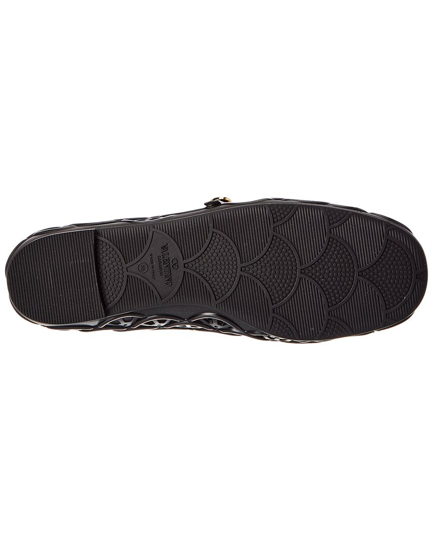 Valentino Valentino Ondette Rubber Ballerina Flat
