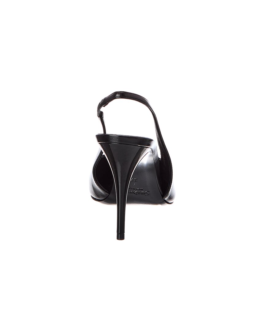 Saint Laurent Saint Laurent Babylone 90 Leather Slingback Pump
