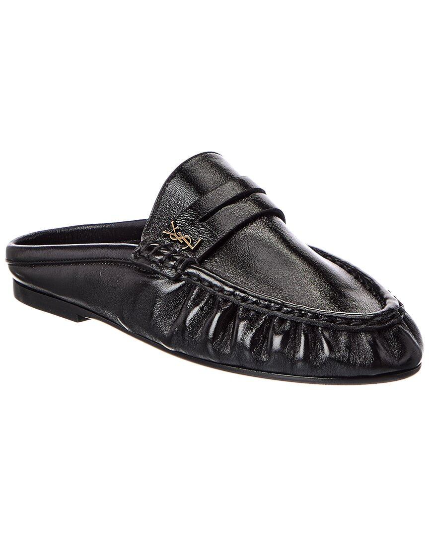 Saint Laurent Le Loafer Leather Mule