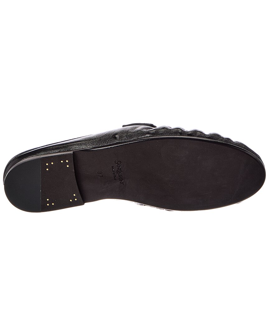 Saint Laurent Le Loafer Leather Mule