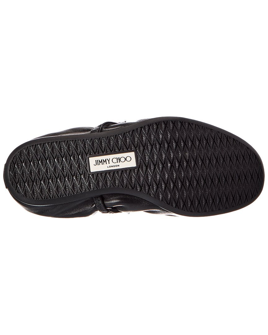 Jimmy Choo Jimmy Choo Jade Leather Ballerina Flat
