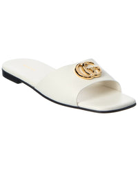 Gucci Gucci Double G Leather Sandal