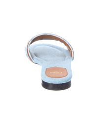 FENDI Fendi Sunshine Ff Jacquard & Leather Sandal