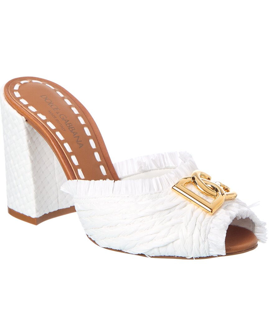 Dolce & Gabbana Dolce & Gabbana Raffia Mule