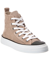 Brunello Cucinelli Brunello Cucinelli Suede High-Top Sneaker