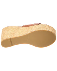 Jimmy Choo Jimmy Choo Leda 100 Leather Wedge Sandal