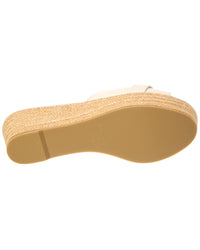 Jimmy Choo Jimmy Choo Leda 50 Leather Wedge Sandal