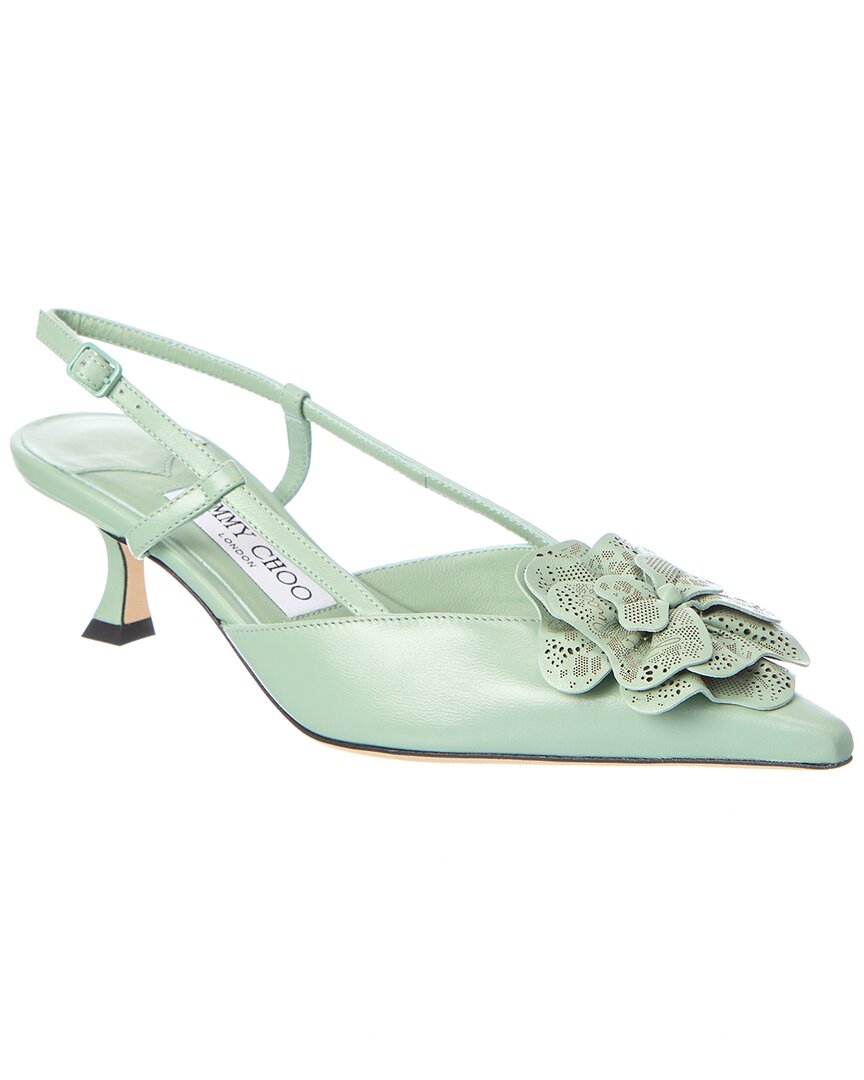 Jimmy Choo Jimmy Choo Mimmi 50 Leather Slingback Pump
