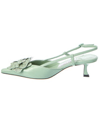 Jimmy Choo Jimmy Choo Mimmi 50 Leather Slingback Pump