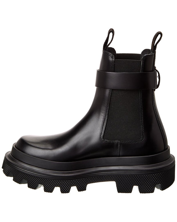 Dolce & Gabbana Leather Chelsea Boot
