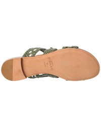 Alexandre Birman Clarita Braided Leather Sandal