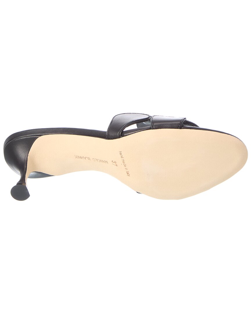 Manolo Blahnik Manolo Blahnik Haribalmu 50 Leather Sandal