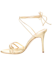Manolo Blahnik Manolo Blahnik Leva 100 Leather Sandal