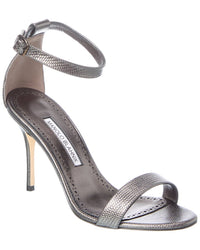 Manolo Blahnik Manolo Blahnik Chaos 90 Leather Sandal